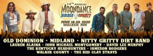 The 14th Annual Moondance Jammin Country Fest music festival on June 18-20, 2020